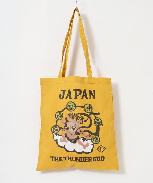 LUMBER(ランバー)の「LONG HANDLES ECO BAG(エコバッグ/サブバッグ・メンズ・ロイヤルブルー/ライトパープル/マスタード/イエロー/ターコイズブルー/グリーン・F)」の19枚目の写真
