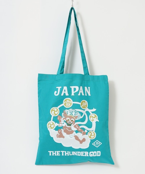 LUMBER(ランバー)の「LONG HANDLES ECO BAG(エコバッグ/サブバッグ・メンズ・ロイヤルブルー/ライトパープル/マスタード/イエロー/ターコイズブルー/グリーン・F)」の16枚目の写真