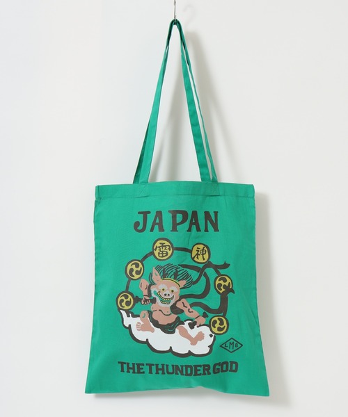 LUMBER(ランバー)の「LONG HANDLES ECO BAG(エコバッグ/サブバッグ・メンズ・ロイヤルブルー/ライトパープル/マスタード/イエロー/ターコイズブルー/グリーン・F)」の15枚目の写真