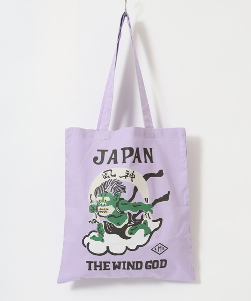 LUMBER(ランバー)の「LONG HANDLES ECO BAG(エコバッグ/サブバッグ・メンズ・ロイヤルブルー/ライトパープル/マスタード/イエロー/ターコイズブルー/グリーン・F)」の9枚目の写真
