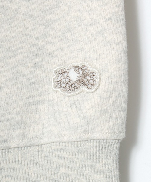 FRUIT OF THE LOOM（フルーツオブザルーム）の「FRUIT OF THE LOOM/フルーツオブザルーム BASIC SWEAT HOODIE/オーバーサイズ 裏毛 無地 ロゴワッペン ワンポイント刺繍 スウェット パーカー フーディー/レディース メンズ（パーカー・レディース・ネイビー/アイボリー/ブラック/グレー・M/L/XL）」の17枚目の写真