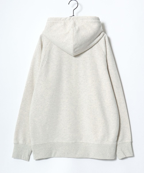 FRUIT OF THE LOOM（フルーツオブザルーム）の「FRUIT OF THE LOOM/フルーツオブザルーム BASIC SWEAT HOODIE/オーバーサイズ 裏毛 無地 ロゴワッペン ワンポイント刺繍 スウェット パーカー フーディー/レディース メンズ（パーカー・レディース・ネイビー/アイボリー/ブラック/グレー・M/L/XL）」の13枚目の写真