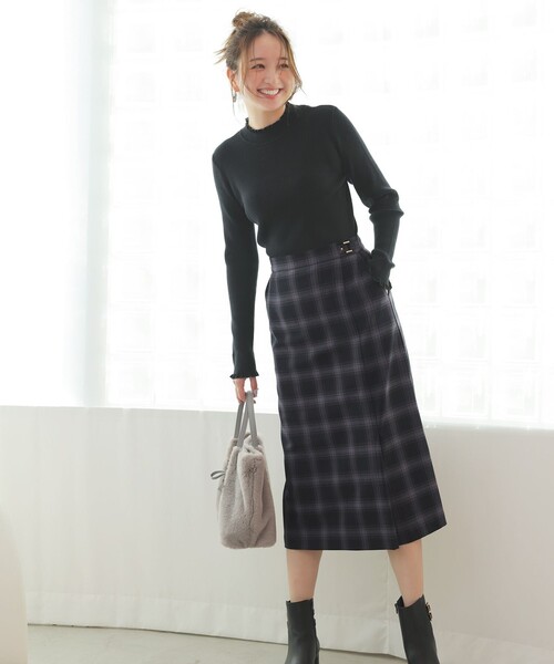 ANY SIS(エニィスィス)の「【2WAY】フェイクファーリボン バッグ(ショルダーバッグ・レディース・ダークブラウン系/ライトグレー系・F)」の5枚目の写真