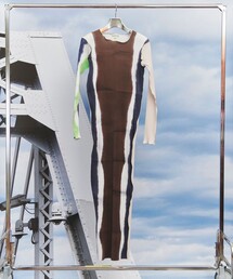 kotohayokozawa ノースリーブロングワンピース S kotohayokozawa】ノースリーブハイネックドレス（ワンピース