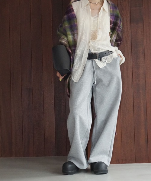 セミシアー フラワー刺繍シャツ chw25a077-ファッション通販