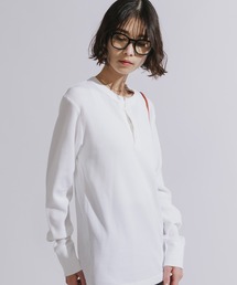 【入庫禁止】Hanes/ヘインズ TH L S HENLY NECK T サーマルヘンリーネックロンT