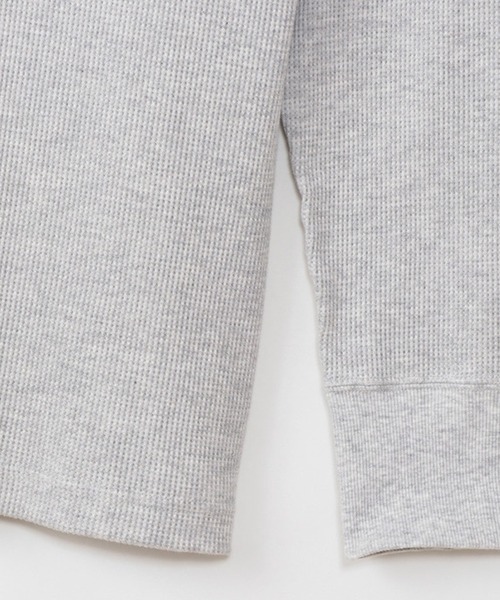 HANES(ヘインズ)の「【入庫禁止】Hanes/ヘインズ TH L S HENLY NECK T サーマルヘンリーネックロンT(Tシャツ/カットソー・メンズ・ホワイト/ヘザーグレー/ブラック・XL/L/M)」の14枚目の写真