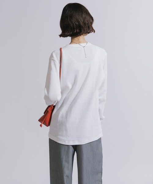 HANES(ヘインズ)の「【入庫禁止】Hanes/ヘインズ TH L S HENLY NECK T サーマルヘンリーネックロンT(Tシャツ/カットソー・メンズ・ホワイト/ヘザーグレー/ブラック・XL/L/M)」の20枚目の写真