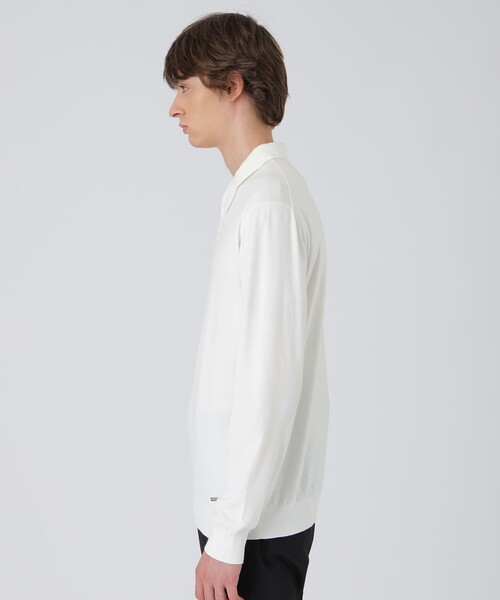 BLACK LABEL CRESTBRIDGE（ブラックレーベル・クレストブリッジ）の「ヴィスコンフィーニットポロシャツ（ポロシャツ・メンズ・ブラック/オフホワイト・XL/L/M）」の11枚目の写真