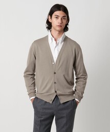 ウール ハイゲージ カーディガン