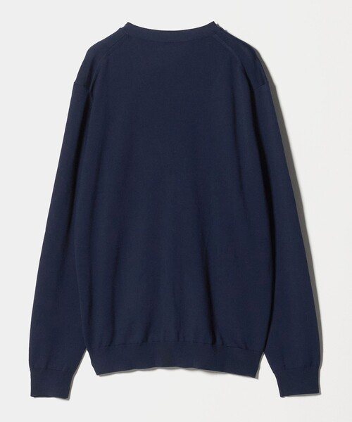 UNITED ARROWS（ユナイテッドアローズ）の「ウール ハイゲージ カーディガン（カーディガン/ボレロ・メンズ・ネイビー/ベージュ・M/L/S/XL）」の9枚目の写真