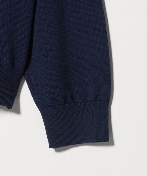 UNITED ARROWS（ユナイテッドアローズ）の「ウール ハイゲージ カーディガン（カーディガン/ボレロ・メンズ・ネイビー/ベージュ・M/L/S/XL）」の11枚目の写真