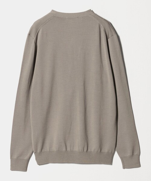 UNITED ARROWS(ユナイテッドアローズ)の「ウール ハイゲージ カーディガン(カーディガン/ボレロ・メンズ・ネイビー/ベージュ・M/L/S/XL)」の6枚目の写真