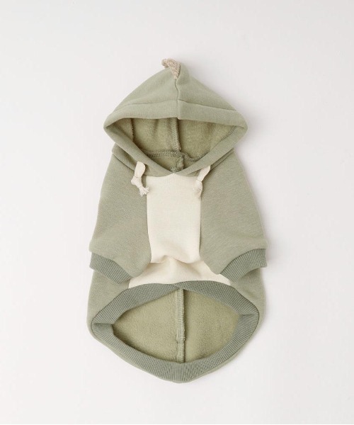 moncheri（モンシェリ）の「恐竜さんフードパーカー（ペットウェア・レディース・ブルー/グリーン・S/M/L/XL）」の14枚目の写真