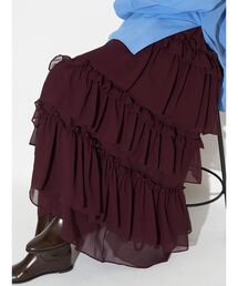 ELENDEEK | シフォンティアードスカート(スカート)