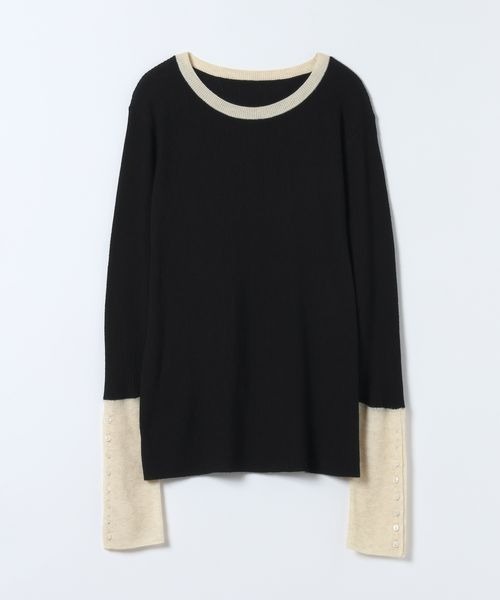 IlSTA オーダーページ 0801 14Gリブバイカラープルオーバー/603867（ニット/セーター）｜JEANASIS