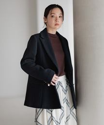 Andemiu | キンボタンメルトンダブルジャケット493956(テーラードジャケット)