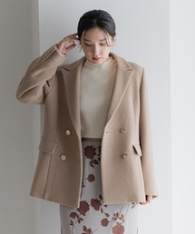 ⭐️Y'Sベージュ系ニットテーラードジャケット⭐️セール テーラードジャケット(ベージュ系・ウール・ニット