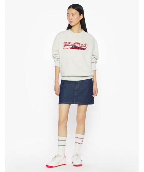 Maison Kitsune（メゾンキツネ）の「MAISON KITSUNE x AUTRY VARSITY SWEATSHIRT（スウェット・メンズ・ライトグレー・S/M/L/XL/XS）」の6枚目の写真
