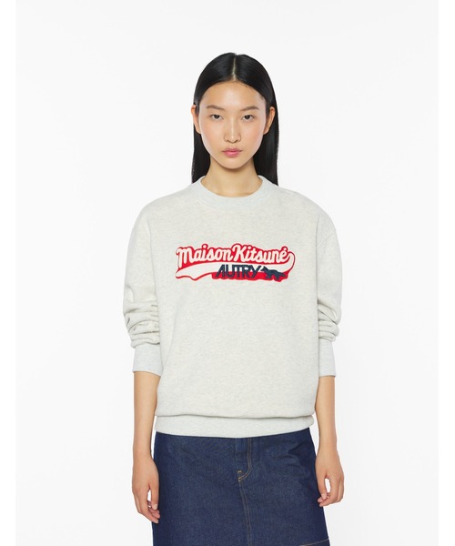 Maison Kitsune（メゾンキツネ）の「MAISON KITSUNE x AUTRY VARSITY SWEATSHIRT（スウェット・メンズ・ライトグレー・S/M/L/XL/XS）」の8枚目の写真