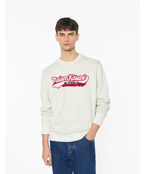 Maison Kitsune（メゾンキツネ）の「MAISON KITSUNE x AUTRY VARSITY SWEATSHIRT（スウェット・メンズ・ライトグレー・S/M/L/XL/XS）」の2枚目の写真