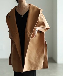 Sawa a la mode(サワアラモード)のフード付きポンチョジャケット(ポンチョ)