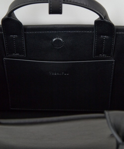 TODAYFUL（トゥデイフル）の「[TODAYFUL/トゥデイフル] USEFUL M 2WAY レザーバッグ（トートバッグ・レディース・ブラック・F）」の16枚目の写真