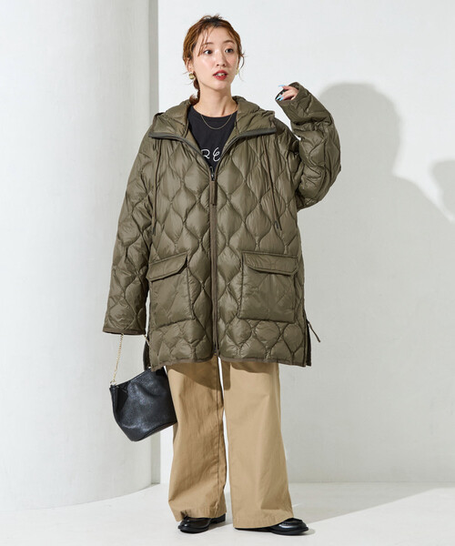 限定展開 TAION × FREAK'S STORE/タイオン 別注 フード ミドル丈