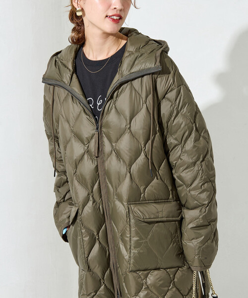 限定展開 TAION × FREAK'S STORE/タイオン 別注 フード ミドル丈