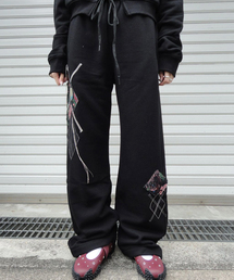 OPEN YY パンツ OPEN YY : 25FW / PAISLEY FULL GATHER PANTS (BEIGE) (OPEN