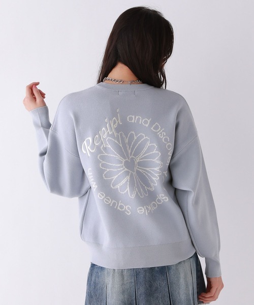 repipi armario（レピピ アルマリオ）の「【洗えるニット】メロキュンニット（ニット/セーター・キッズ・ホワイト系その他5/ブラック/グレー系その他/サックスブルー/ホワイト系その他2/ホワイト系その他4/ホワイト系その他/ホワイト系その他3/グレー系その他2/グレー系その他3/ミント/ネイビー/ブラック系その他/ネイビー系/サックスブルー系/ホワイト系その他6・SMALL/MEDIUM/LARGE）」の16枚目の写真