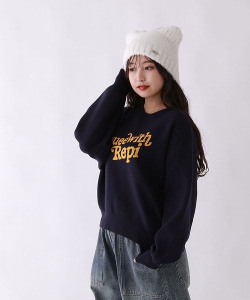 アルチビオ♡レア！ａロゴセーター新品 セール】【洗えるニット】GAMEニットプルオーバー（ニット/セーター