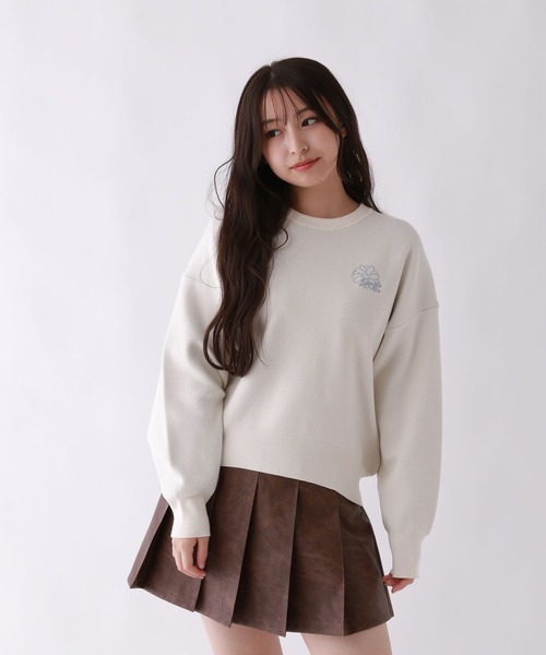 repipi armario（レピピ アルマリオ）の「【洗えるニット】メロキュンニット（ニット/セーター・キッズ・ホワイト系その他5/ブラック/グレー系その他/サックスブルー/ホワイト系その他2/ホワイト系その他4/ホワイト系その他/ホワイト系その他3/グレー系その他2/グレー系その他3/ミント/ネイビー/ブラック系その他/ネイビー系/サックスブルー系/ホワイト系その他6・SMALL/MEDIUM/LARGE）」の21枚目の写真