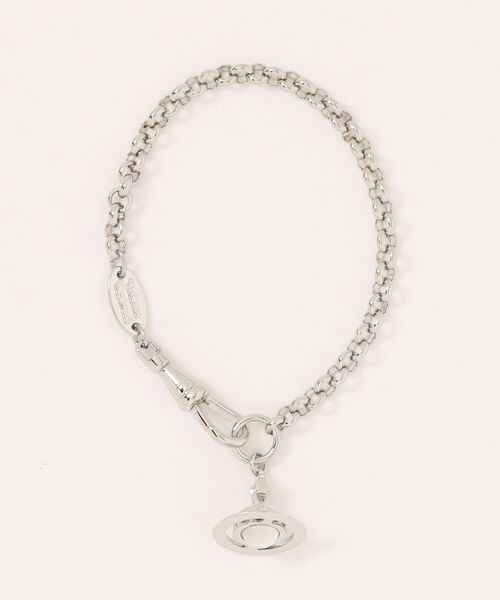 Vivienne Westwood（ヴィヴィアンウエストウッド）の「NEW PETITE ORB BRACELET（ブレスレット・レディース・ブラック/シルバー・FREE）」の2枚目の写真