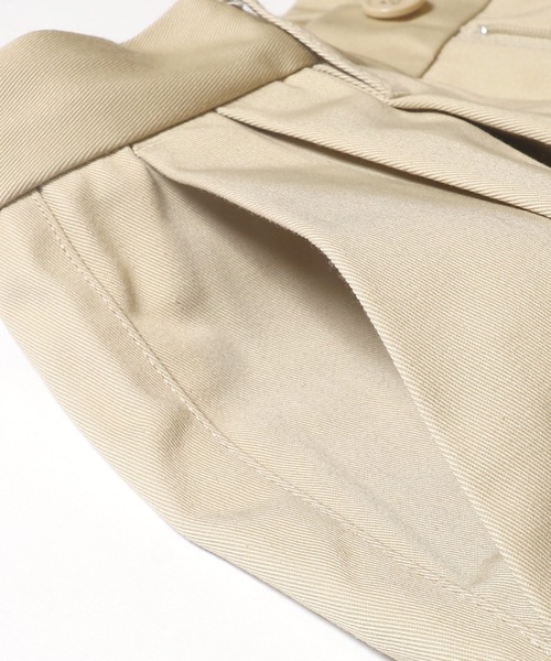 セール】タックワイドチノパンツ（チノパンツ）｜coca（coca）（コカ