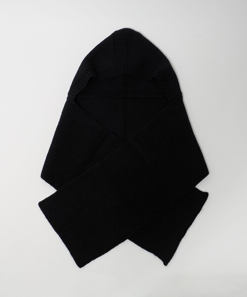 BEAUTY&YOUTH UNITED ARROWS(ビューティーアンドユースユナイテッドアローズ)の「ニット フード マフラー(マフラー・レディース・ブラック/クリーム/ダークブラウン・FREE)」の15枚目の写真