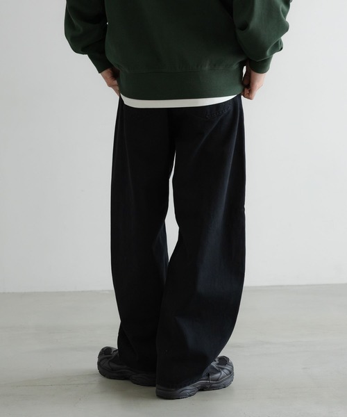 LOWRYS FARM（ローリーズファーム）の「【LFM(U)】TWILLカーブパンツ　600807（デニムパンツ・メンズ・ブラウン/ブラック・MEDIUM/LARGE）」の15枚目の写真