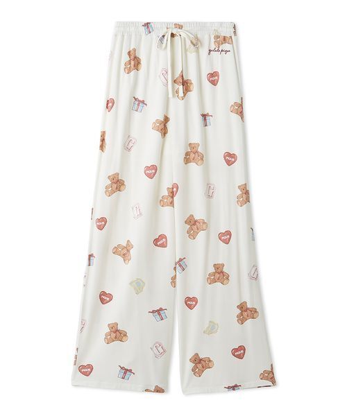 ジェラートピケ フェイバリット総柄シャツ ロングパンツセット フェイバリット 総柄 シャツ ロングパンツ セット｜ジェラートピケ