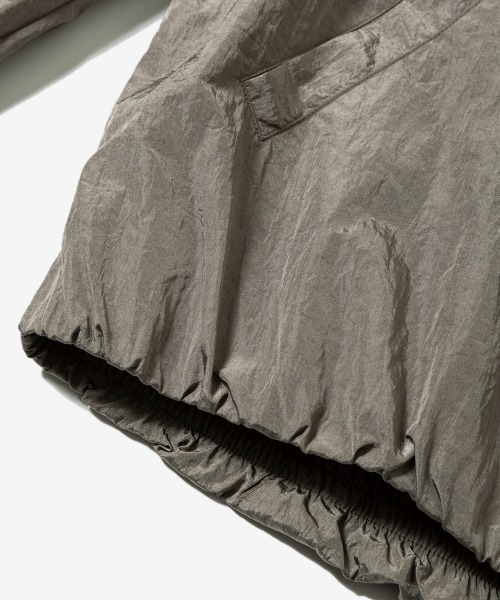 rehacer（レアセル）の「rehacer : Shrink MA-1 Jacket / シュリンク MA-1 ジャケット（MA-1・レディース・グレイッシュベージュ/ブルー/ブラック・SMALL）」の18枚目の写真