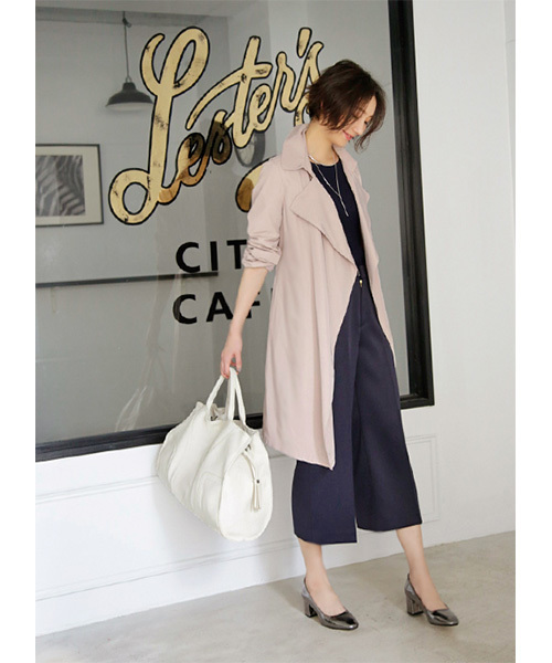 STYLE DELI（スタイルデリ）の「トラベラーズバッグ（ボストンバッグ・レディース・ブラック/アイボリー/グレー・FREE）」の20枚目の写真