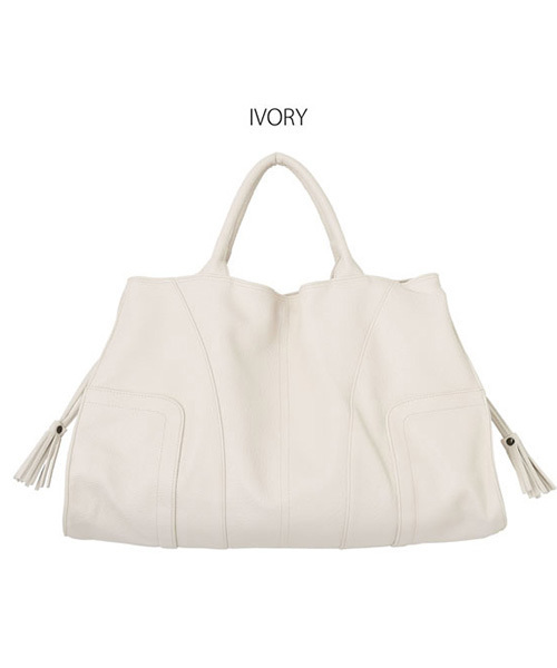 STYLE DELI（スタイルデリ）の「トラベラーズバッグ（ボストンバッグ・レディース・ブラック/アイボリー/グレー・FREE）」の14枚目の写真