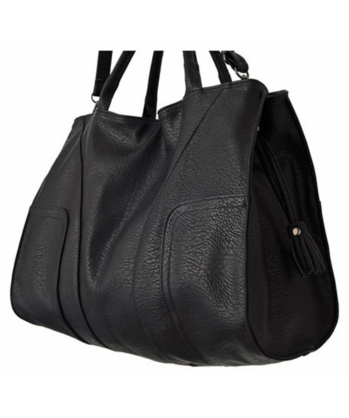 STYLE DELI（スタイルデリ）の「トラベラーズバッグ（ボストンバッグ・レディース・ブラック/アイボリー/グレー・FREE）」の17枚目の写真