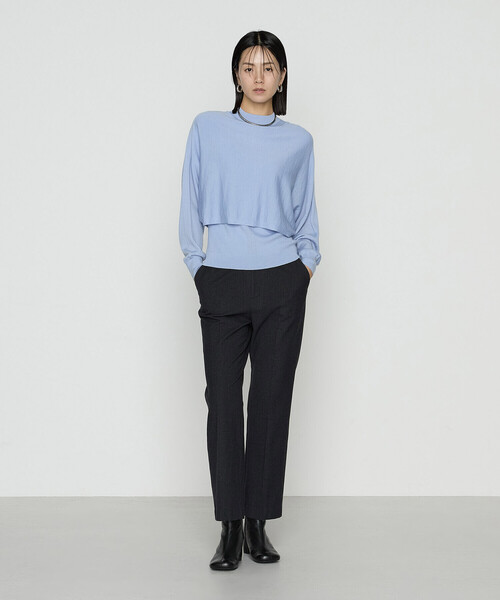 COMME CA（コムサ）の「両面起毛2WAYストレッチ パンツ（その他パンツ・レディース・グレー系その他/ブラウン系その他・11号/9号/7号）」の3枚目の写真