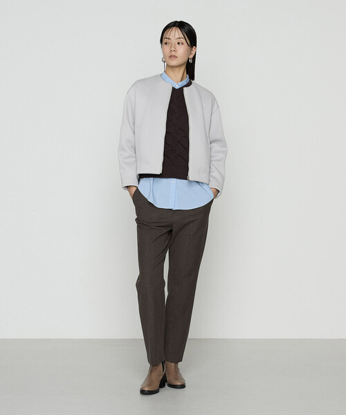 COMME CA（コムサ）の「両面起毛2WAYストレッチ パンツ（その他パンツ・レディース・グレー系その他/ブラウン系その他・11号/9号/7号）」の5枚目の写真