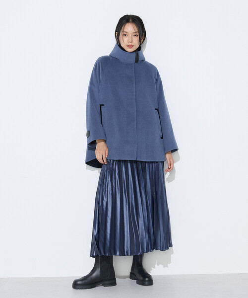 アンゴラウール ・Aラインショートコート（その他アウター）｜K.T