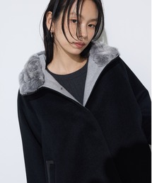 K.T KIYOKO TAKASE（キヨコタカセ）の「アンゴラウール ・Aラインショートコート（その他アウター）」