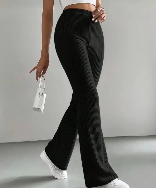 VIBGYOR(ヴィブジョー)の「レディース スリムニットパンツ(BDS)(その他パンツ・メンズ・ブラック/グレー/ブラウン・FREE)」の1枚目の写真