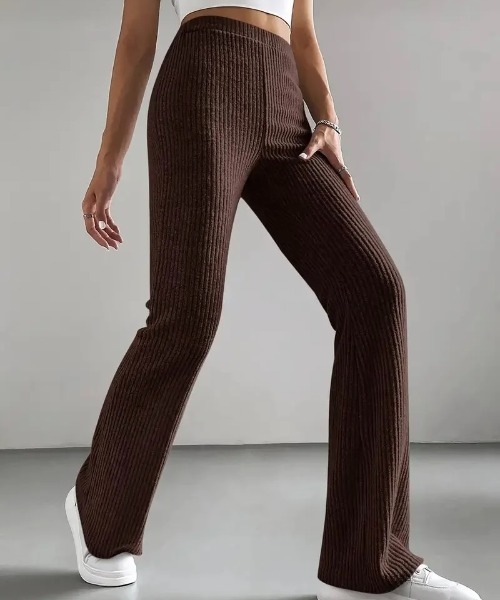 VIBGYOR(ヴィブジョー)の「レディース スリムニットパンツ(BDS)(その他パンツ・メンズ・ブラック/グレー/ブラウン・FREE)」の11枚目の写真