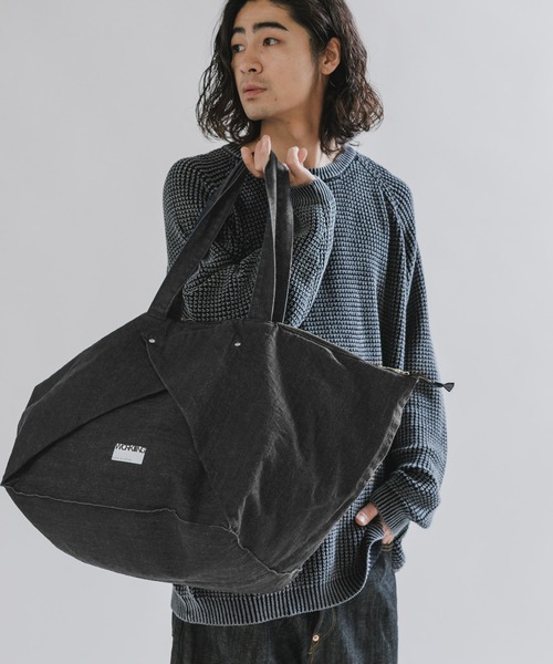 SKEWed/スキュー マチあり デニムトートバッグ（トートバッグ