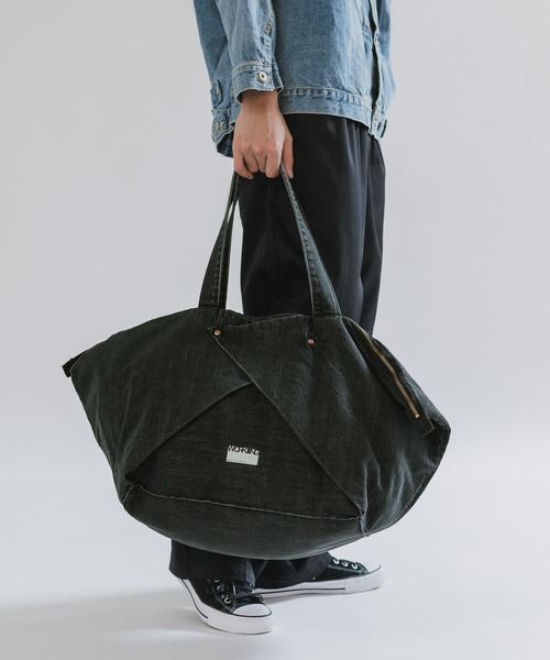 SKEWed/スキュー マチあり デニムトートバッグ（トートバッグ